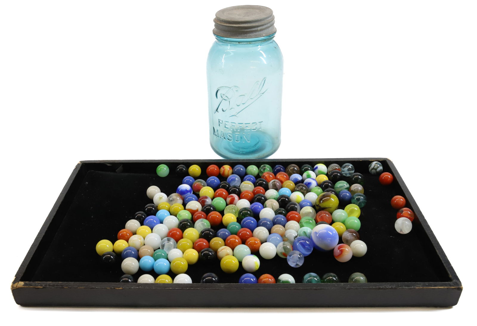 MASON JAR OF MARBLES (1 of 4)