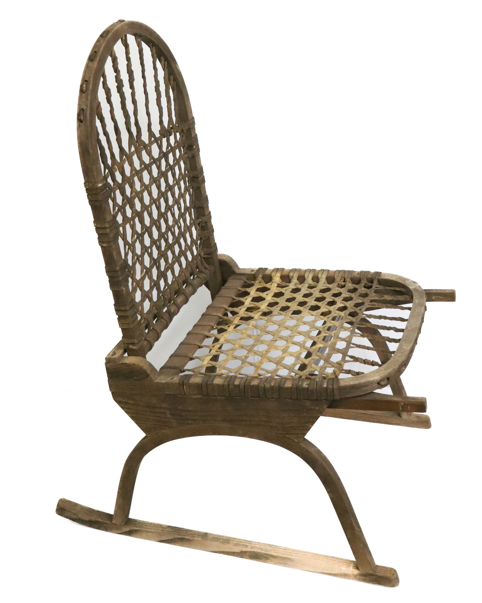 VINTAGE "SNOWSHOE" CANOE SEAT (1 of 3)