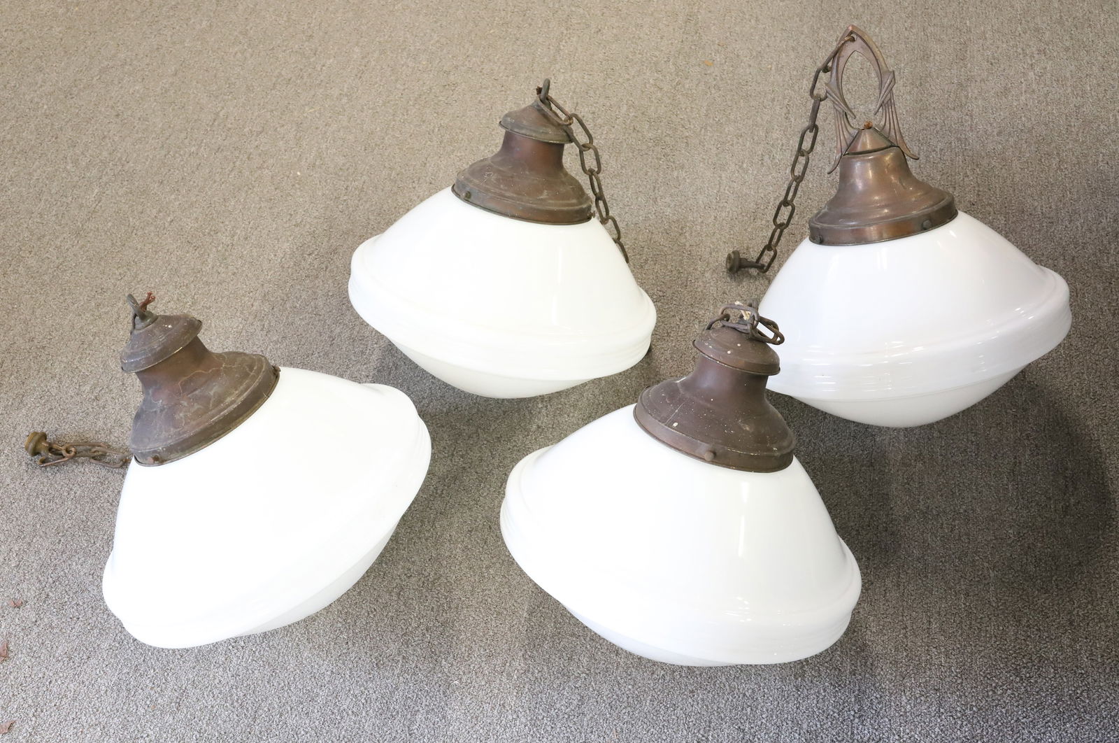 (4) SCHOOLHOUSE INDUSTRIAL LIGHT FIXTURES (1 of 5)
