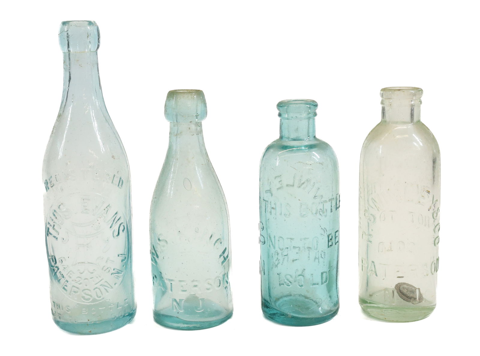 LOT OF PATERSON NJ BOTTLES (1 of 4)