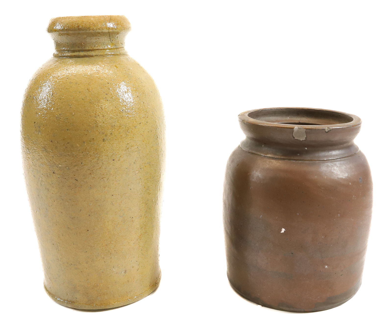 (2) STONEWARE CROCKS (1 of 5)