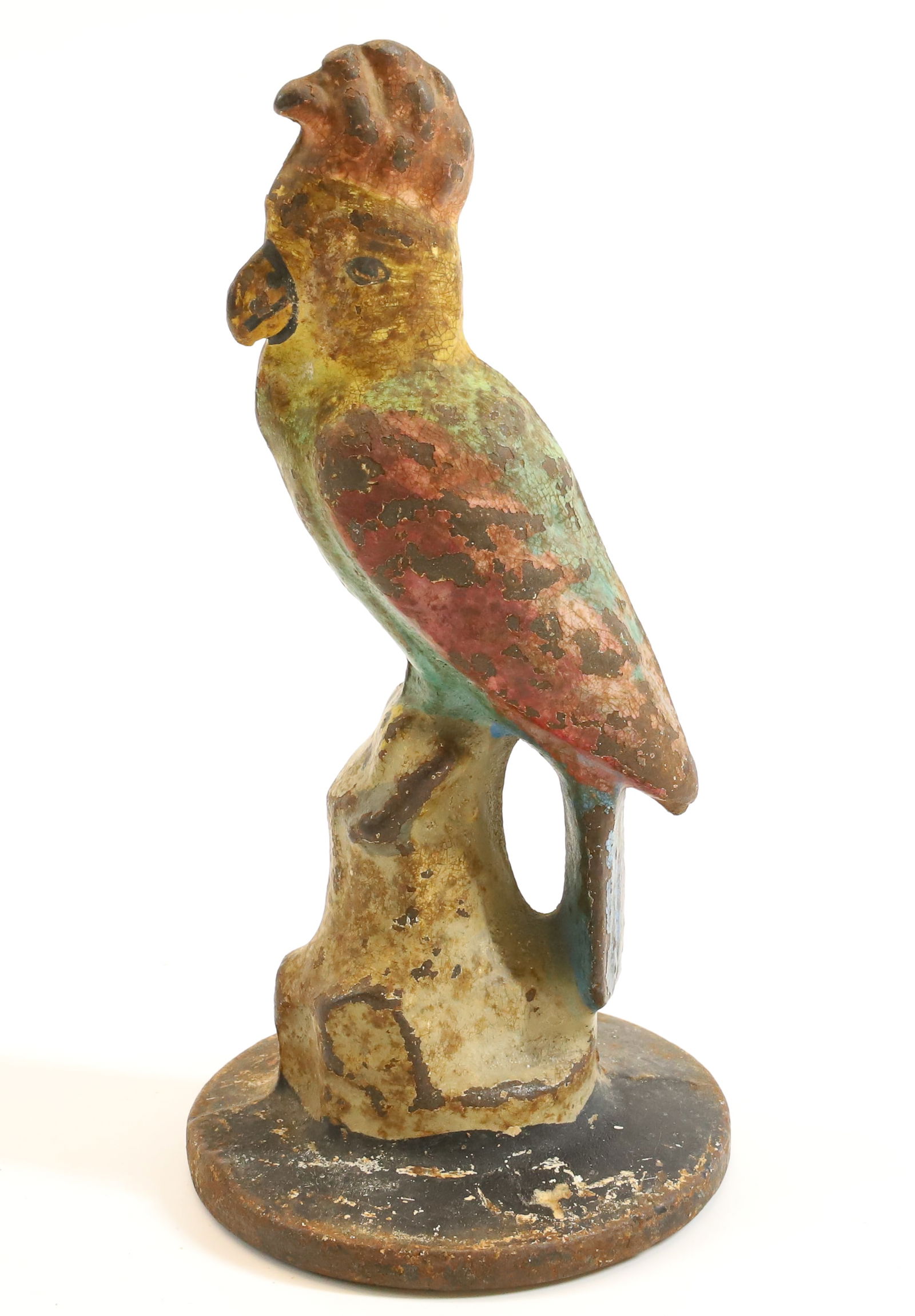 CAST IRON PARROT DOORSTOP (1 of 4)