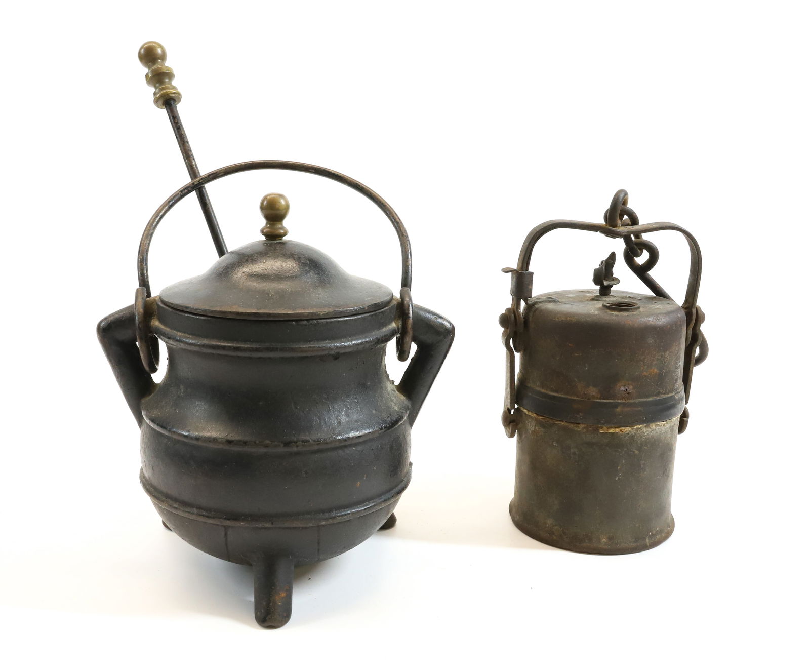 MINER'S LIGHT AND SMUDGE POT (1 of 4)