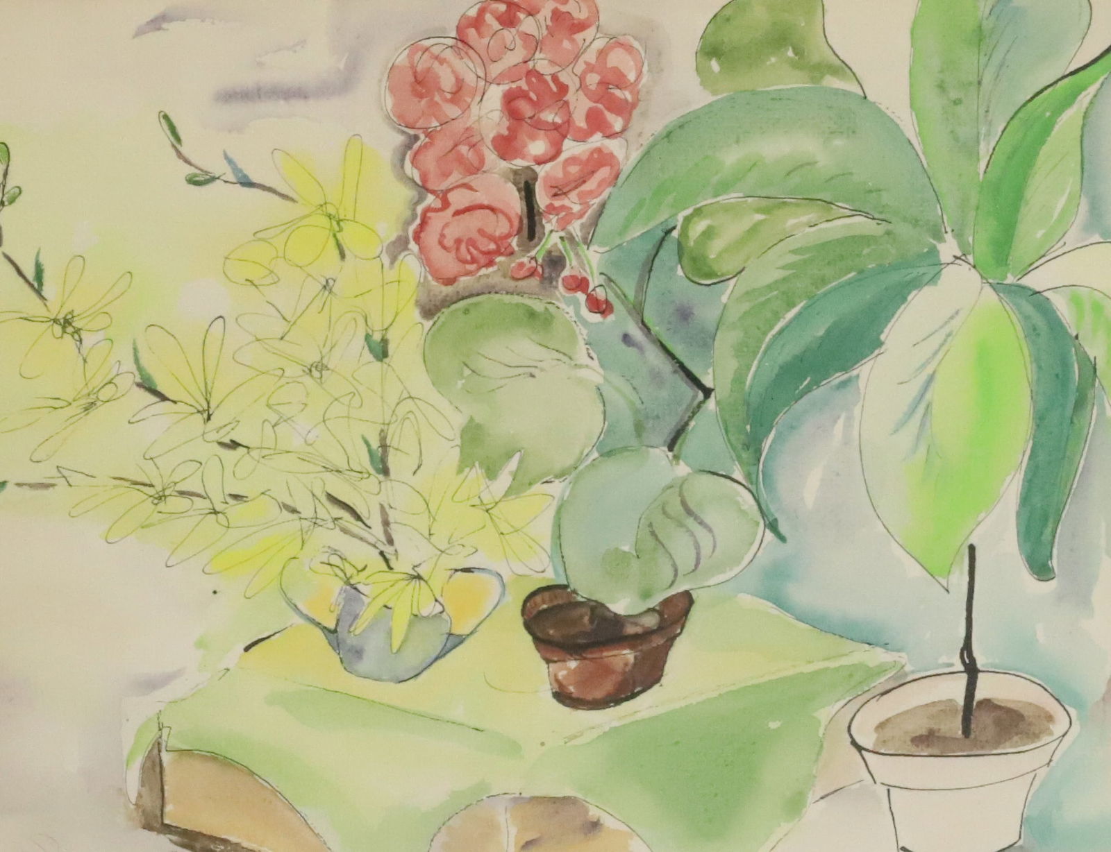 DOROTHY STRAUSER WATERCOLOR ON PAPER (1 of 4)