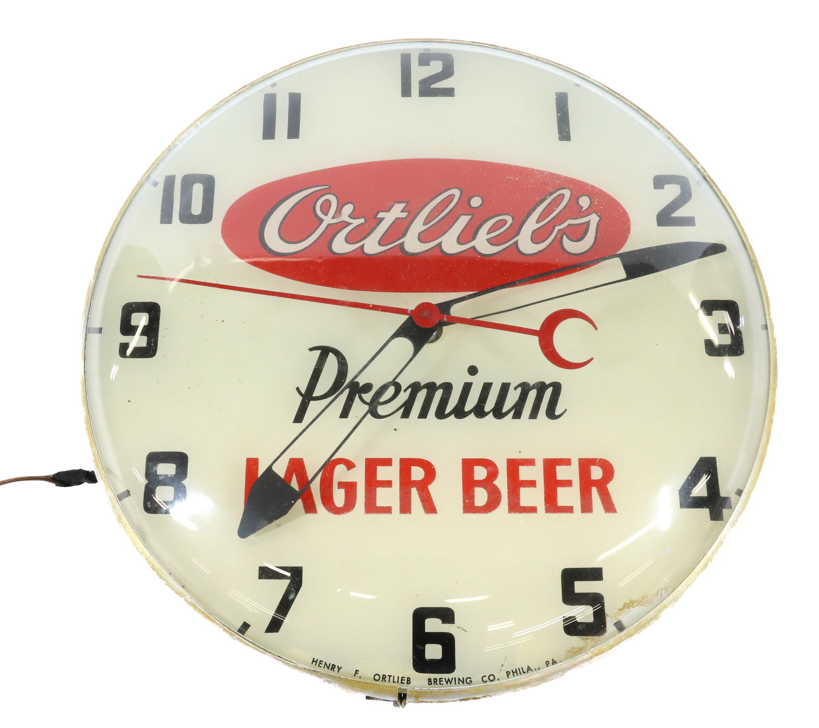 ORTLIEB'S BEER LIGHT-UP CLOCK (1 of 4)