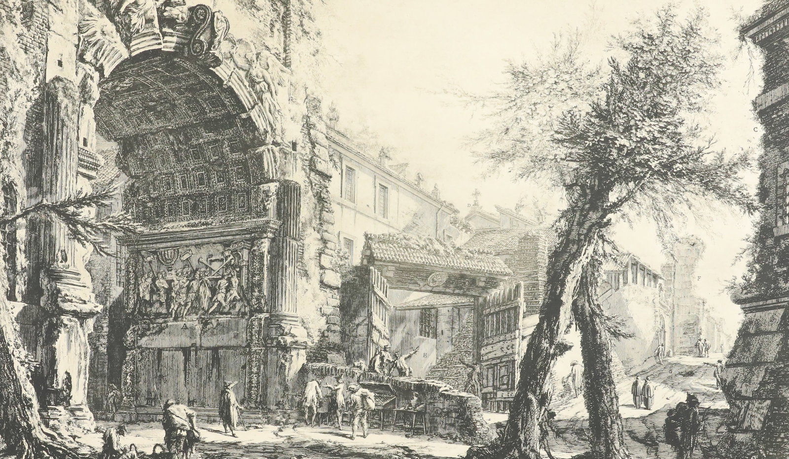 (AFTER) GIOVANNI BATTISTA PIRANESI ETCHING (1 of 7)