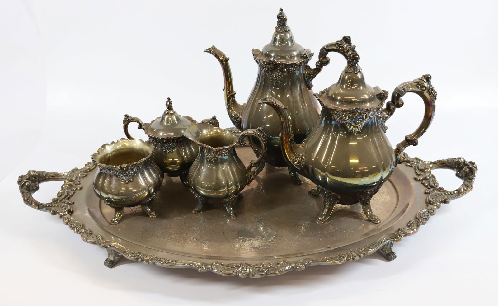 Wallace "baroque" Tea Set Auction