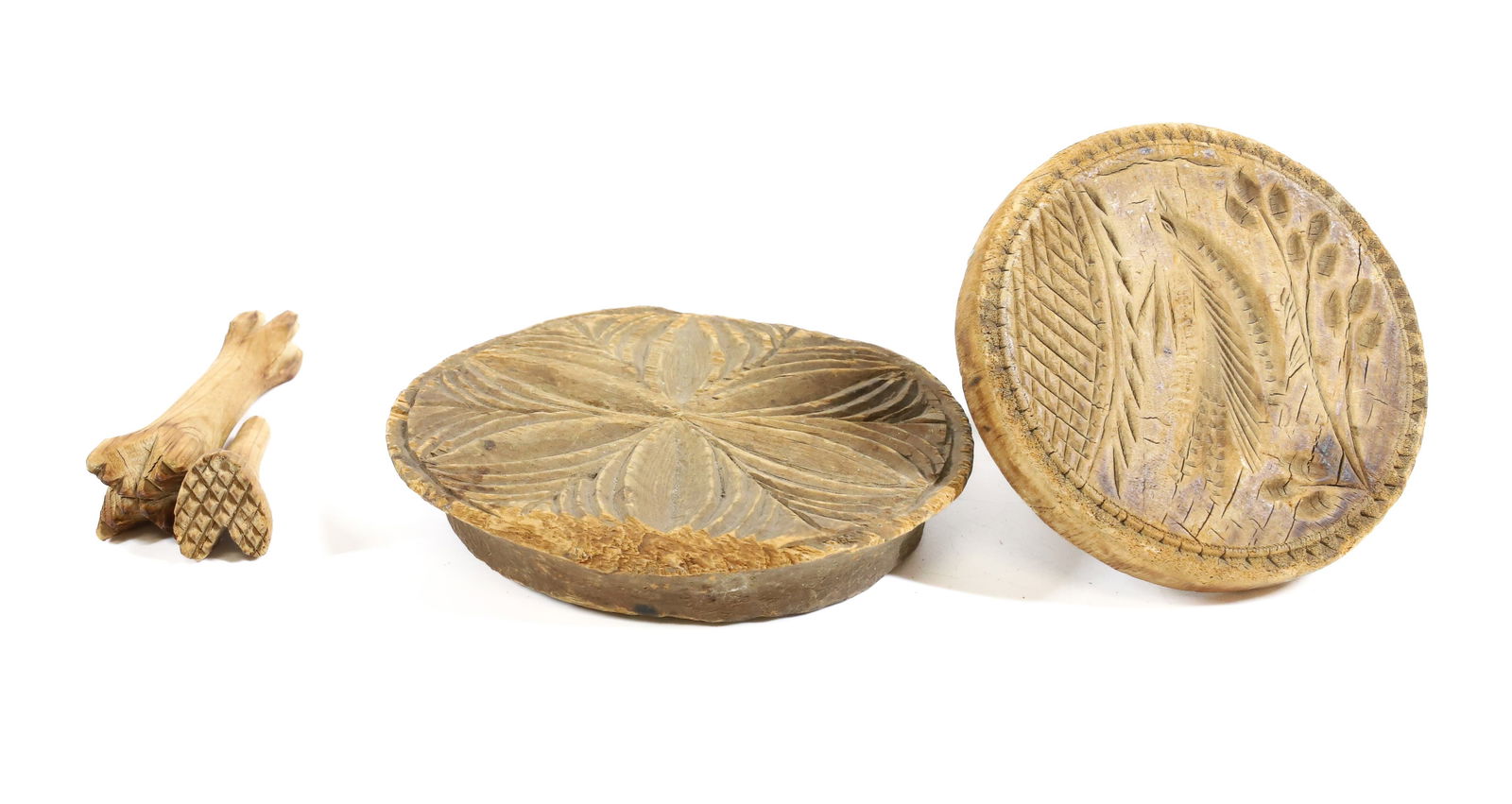 (4) CARVED BUTTER STAMPS (1 of 2)