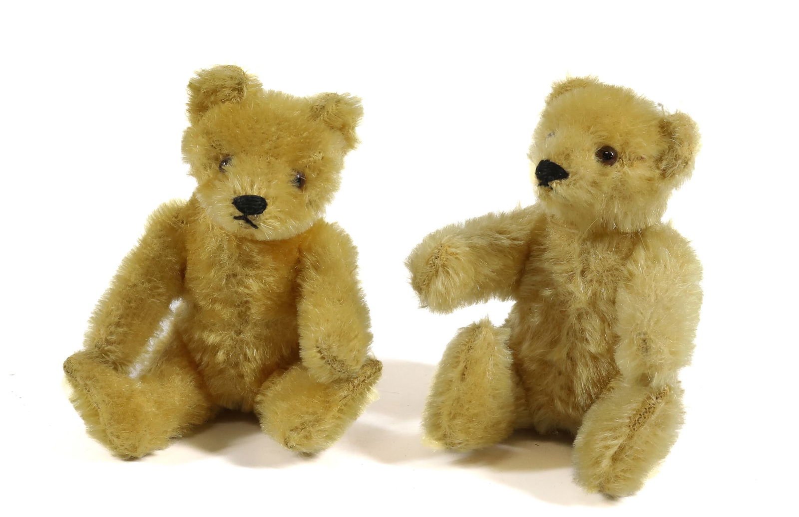 (2) JOINTED MOHAIR TEDDY BEARS (1 of 3)