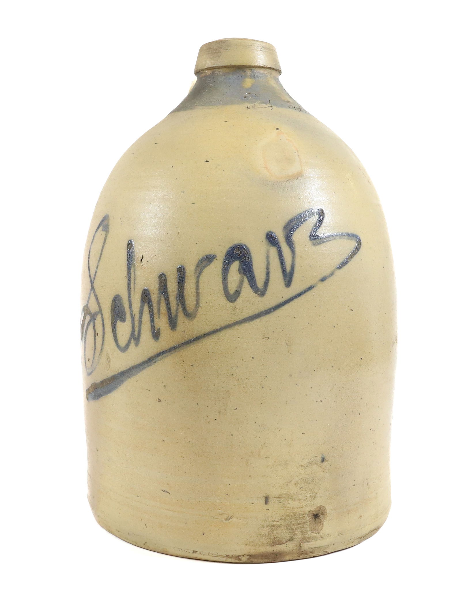 TWO-GALLON SCHWARZ ADVERTISING JUG (1 of 5)