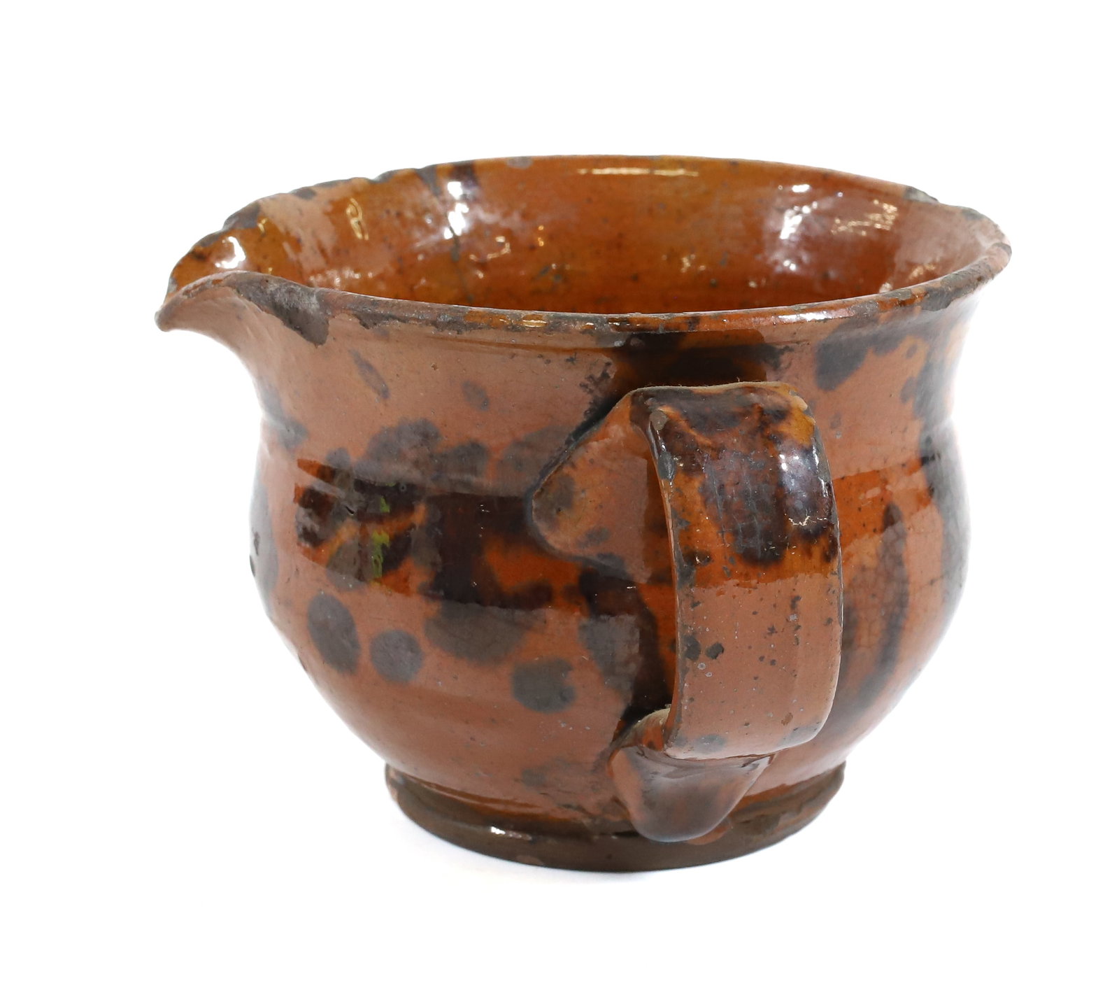 REDWARE HANDLE CUP WITH SPOUT (1 of 6)