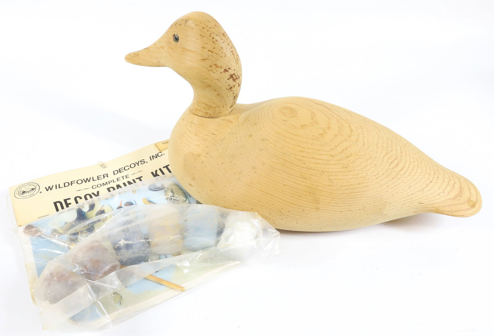 Duck Decoy Paint Kit Auction