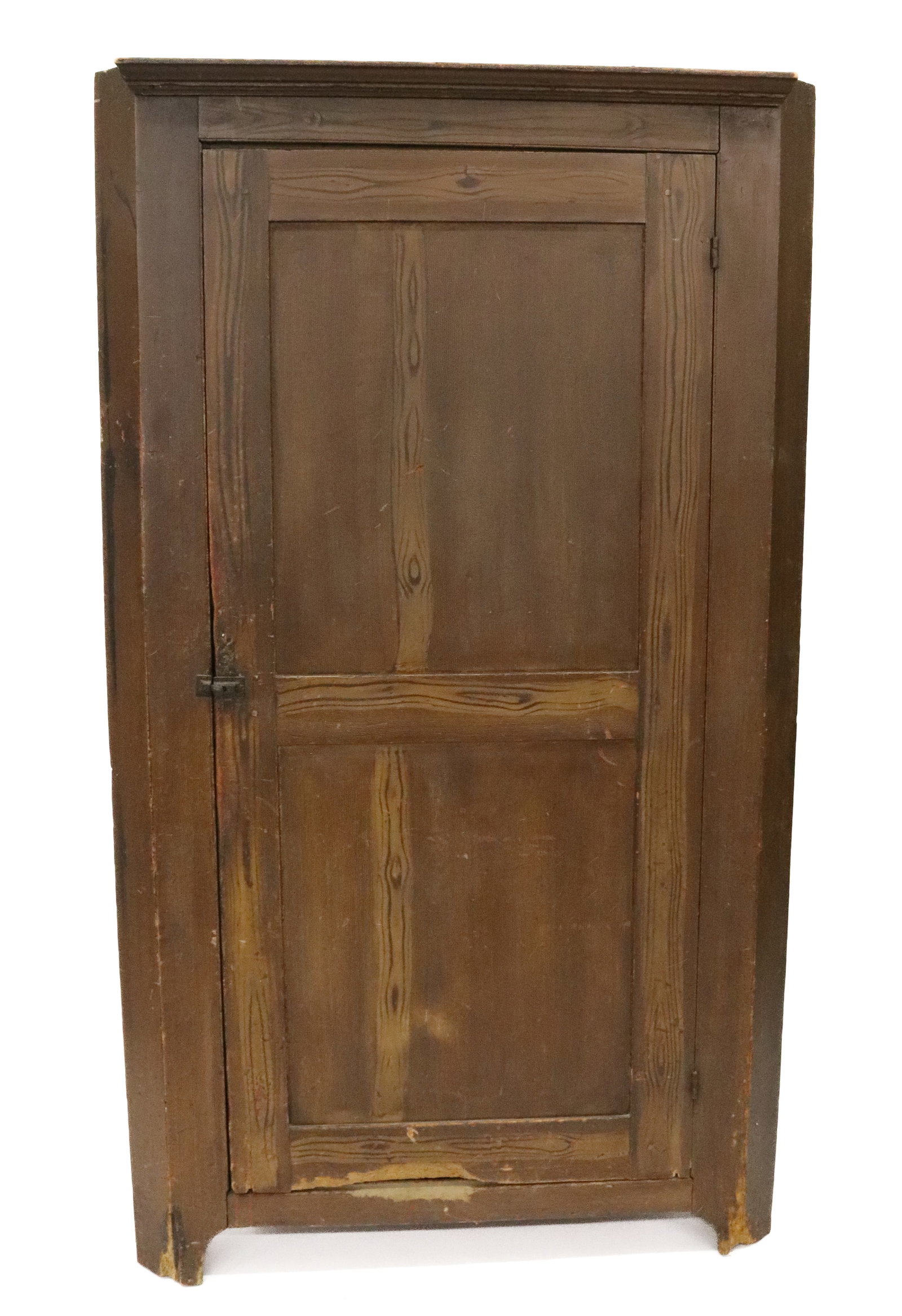 GRAIN PAINTED ONE DOOR CUPBOARD (1 of 8)