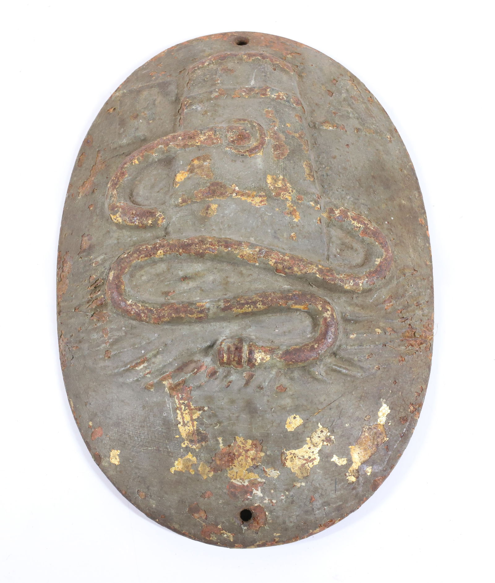 CAST IRON FIRE PLAQUE (1 of 3)