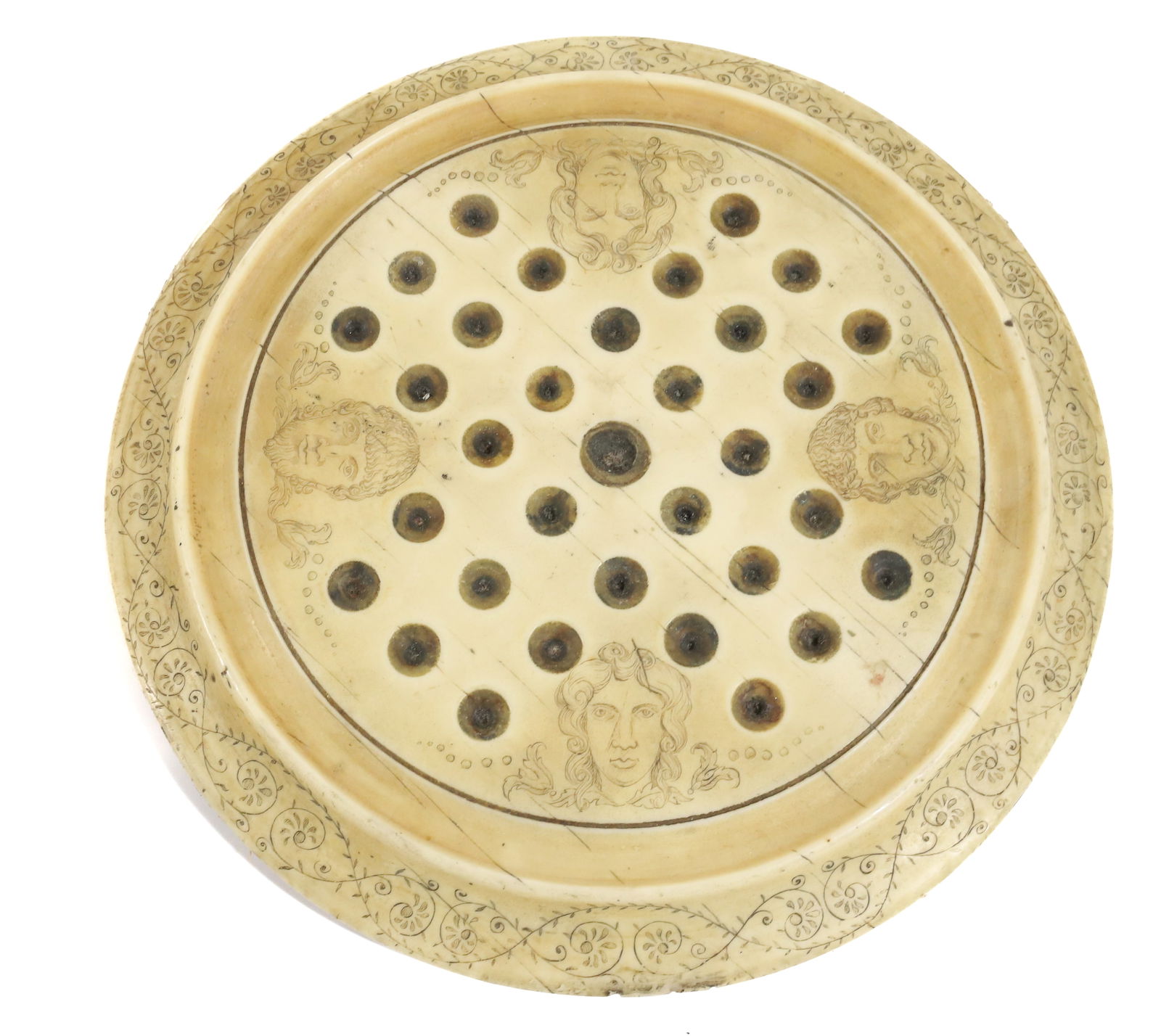 VINTAGE MARBLE GAME BOARD (1 of 3)