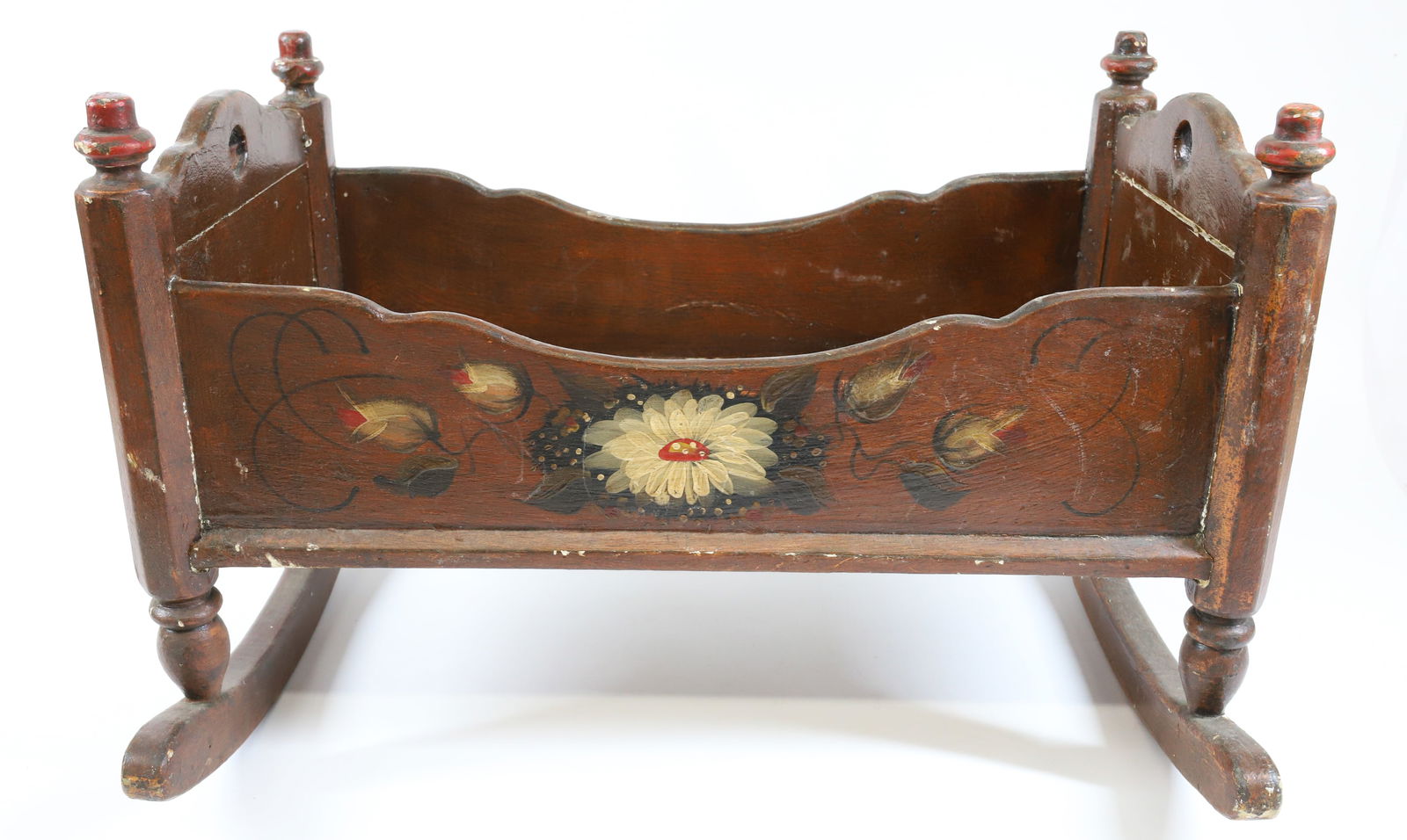 ANTIQUE DOLL CRADLE (1 of 5)