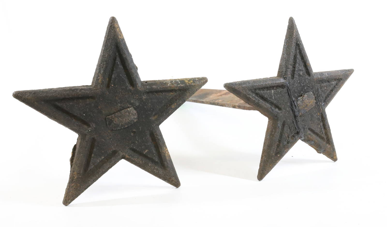 Pair Of Cast Iron Stars Auction