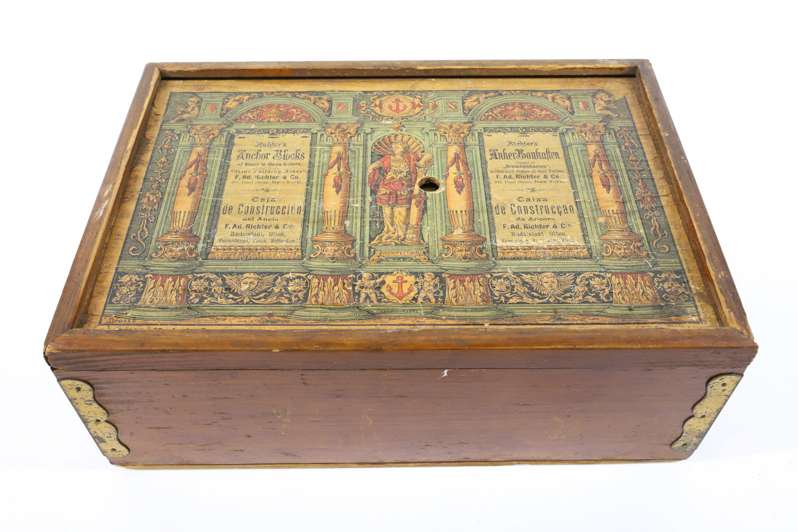 ANTIQUE GERMAN STONE TOY BLOCKS (1 of 5)