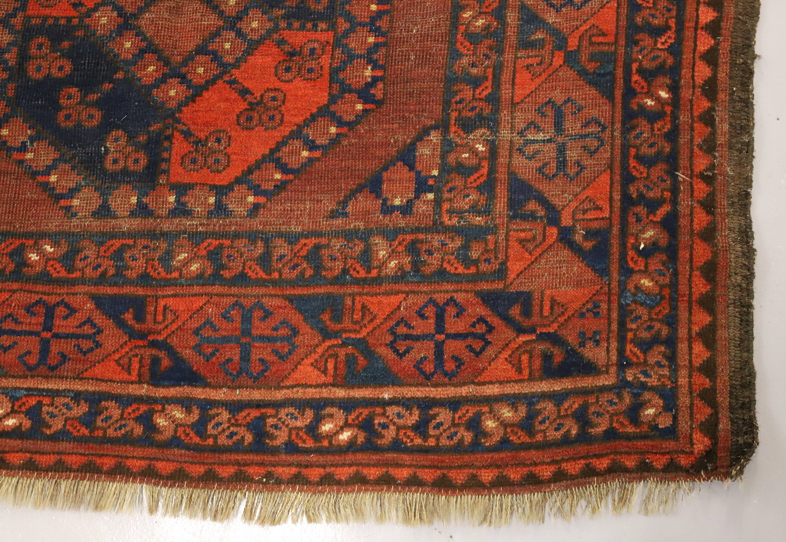 HANDMADE ANTIQUE BOKHARA RUG (1 of 4)