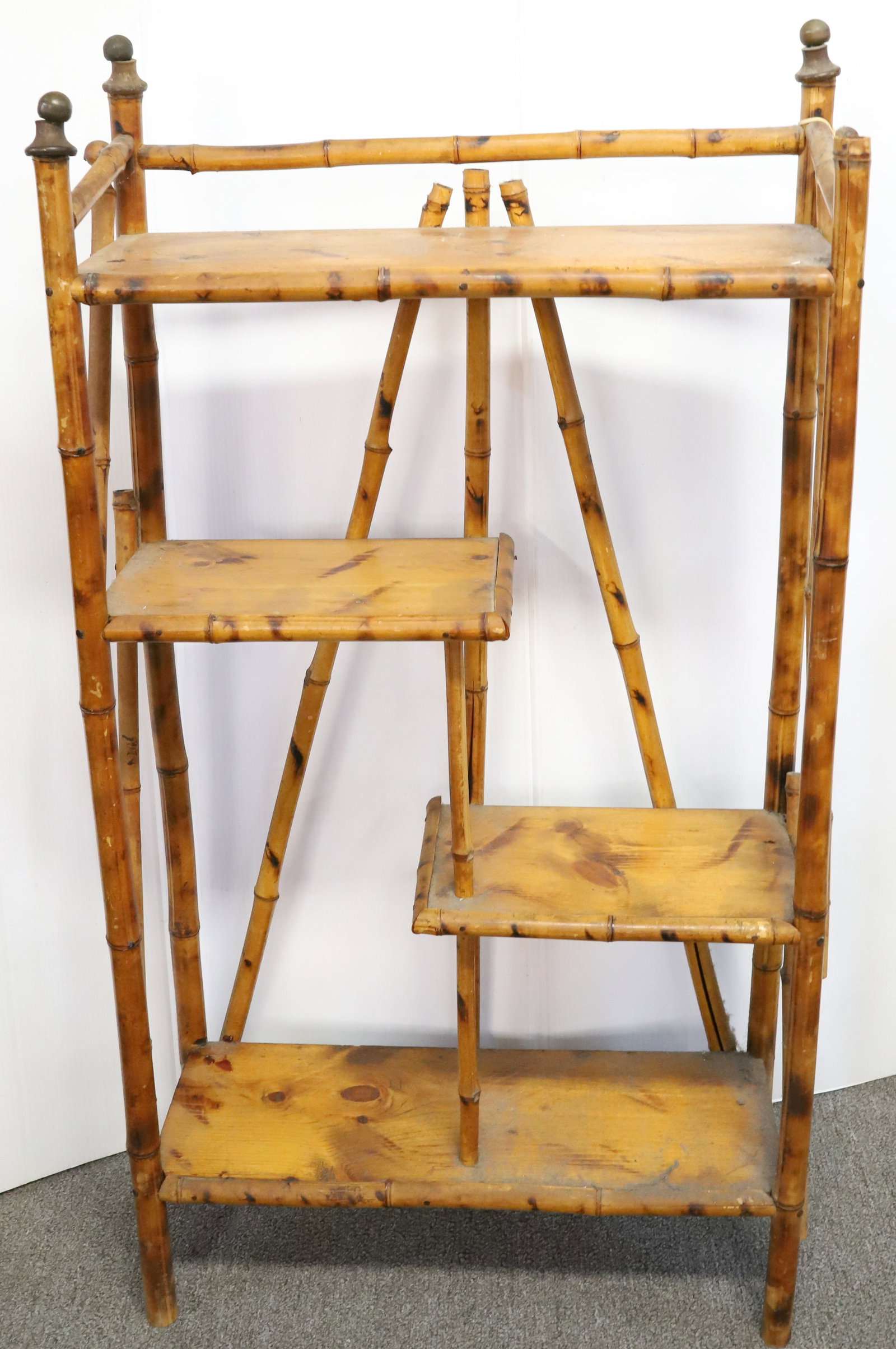 VINTAGE BAMBOO SHELF UNIT (1 of 5)