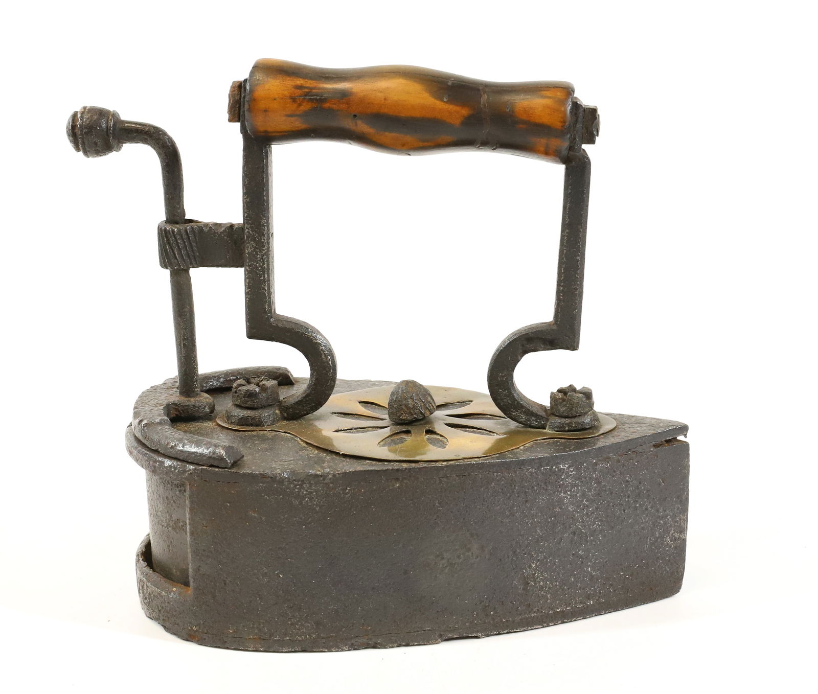 EARLY EUROPEAN TEARDROP IRON, 18TH CENTURY (1 of 5)