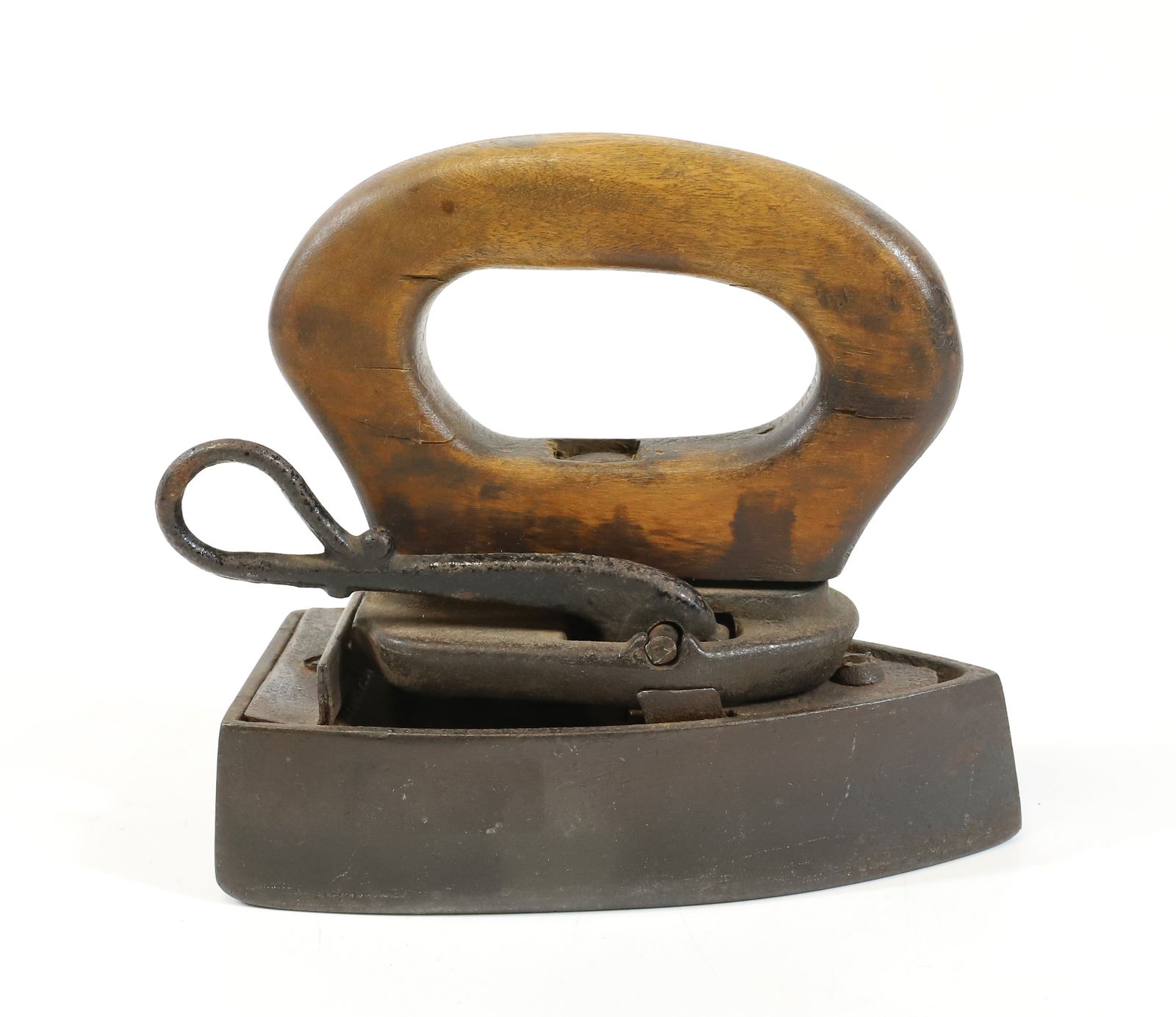 EARLY AND UNUSUAL COLD HANDLE IRON (1 of 5)