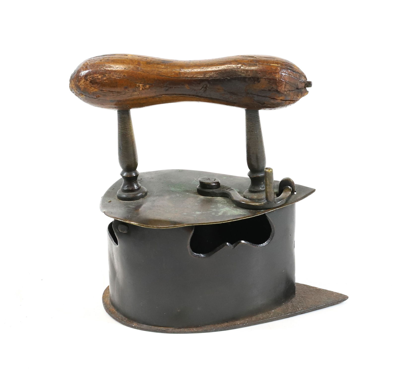 UNUSUAL SMALL SIZE CHARCOAL IRON (1 of 5)