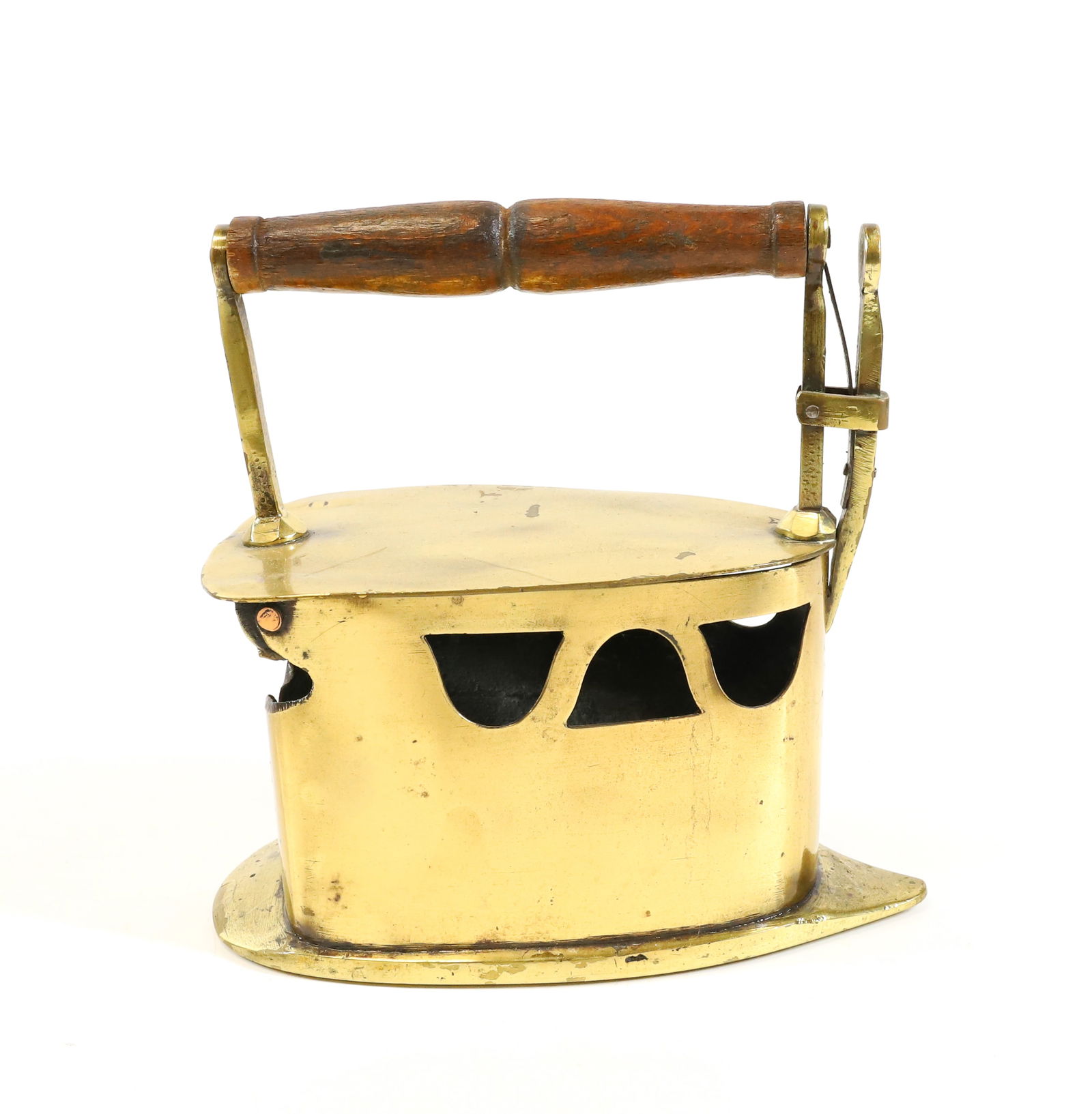 BRASS CHARCOAL IRON (1 of 5)