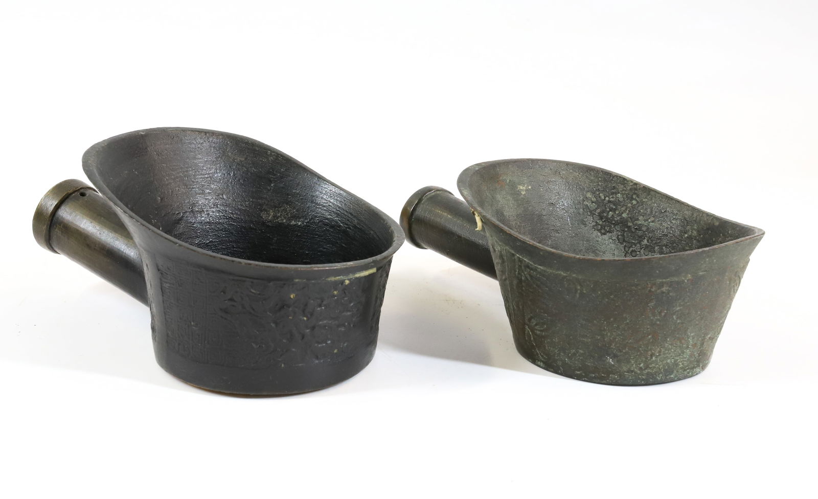 (2) CHINESE PAN IRONS (1 of 4)