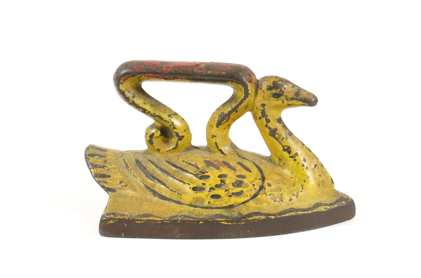 PAINTED SMALL SIZE SWAN IRON (1 of 4)