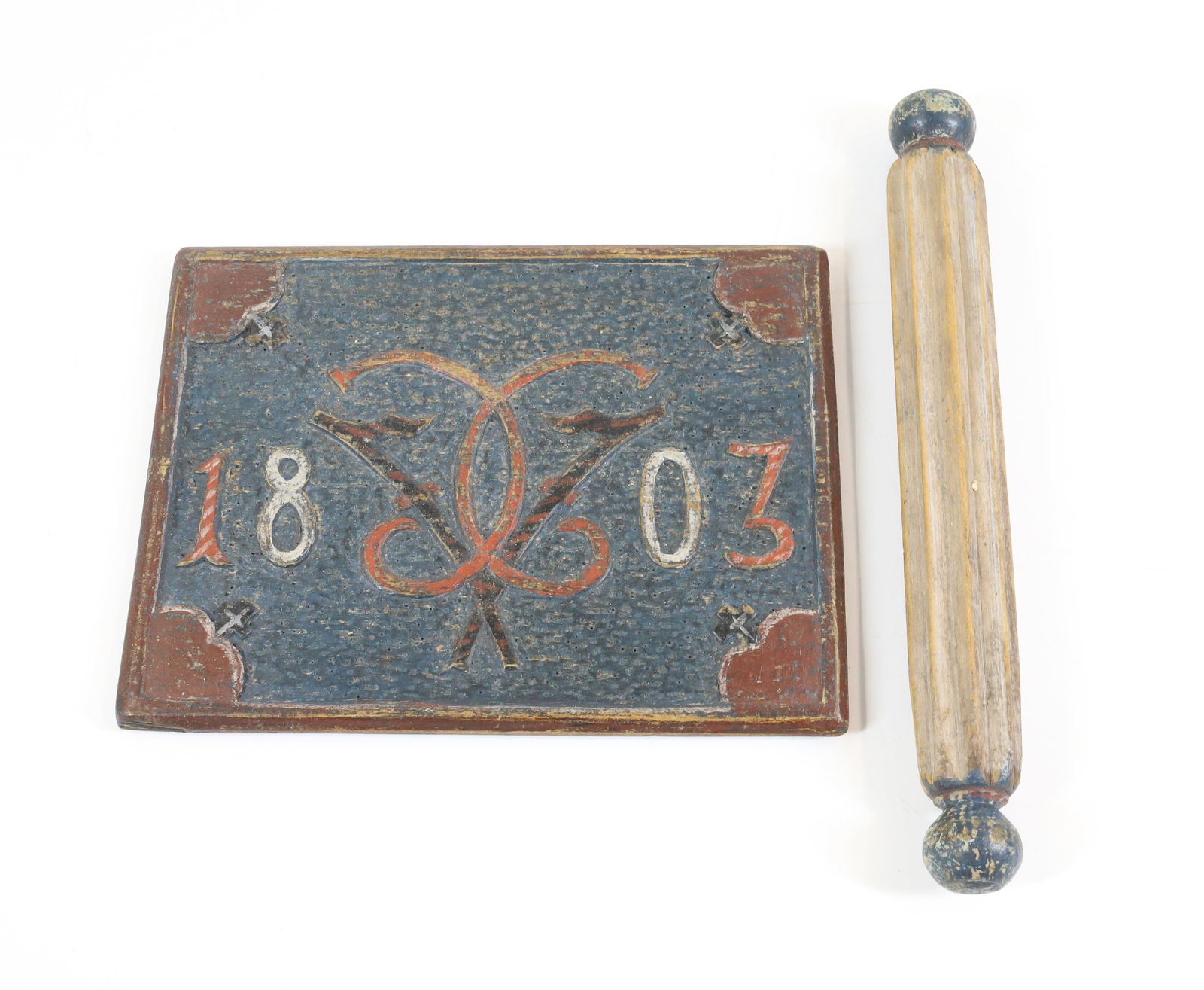 WOODEN FLUTER BOARD AND ROLLER (1 of 3)