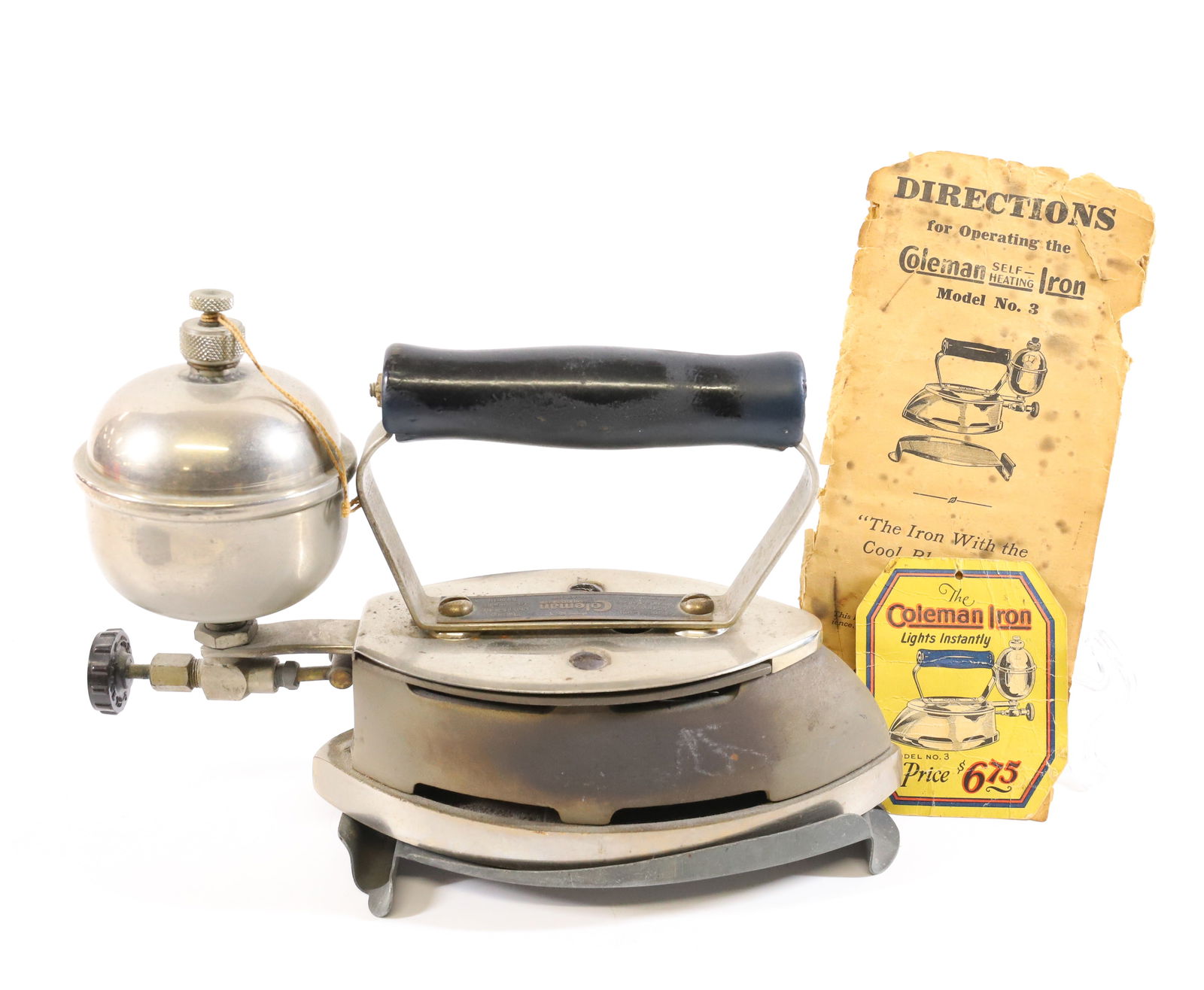 COLEMAN SELF-HEATING IRON (1 of 4)