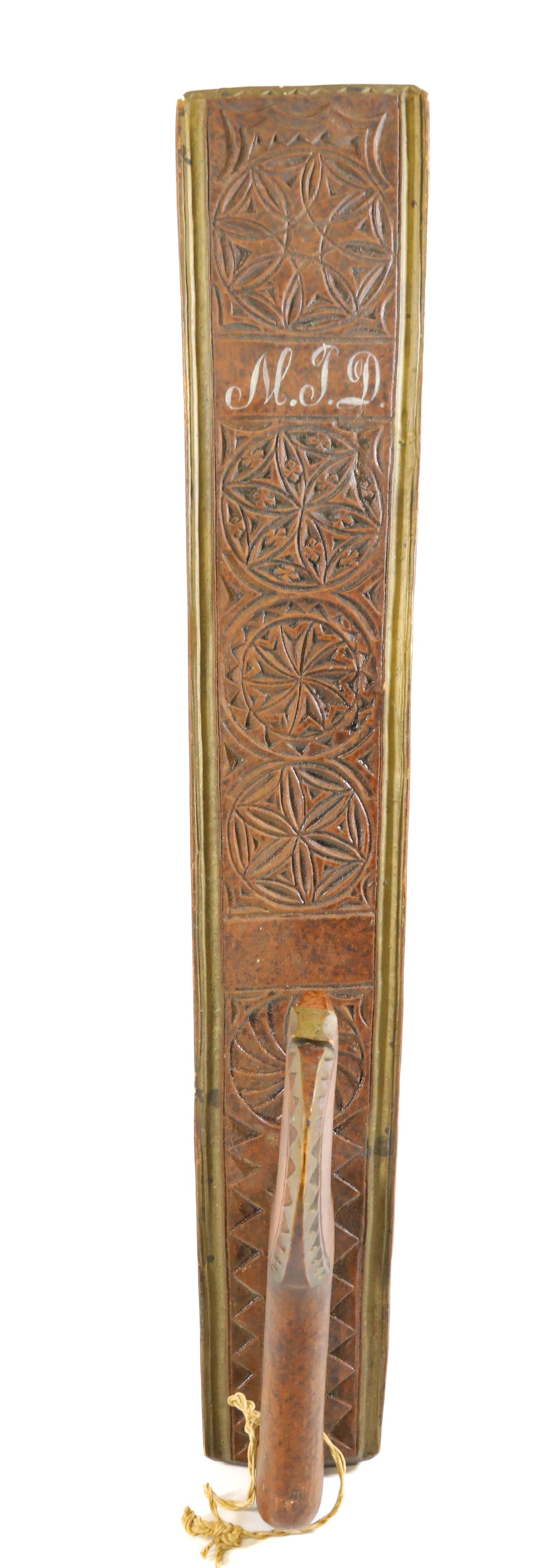 18TH/19TH C. CARVED MANGLE BOARD (1 of 5)