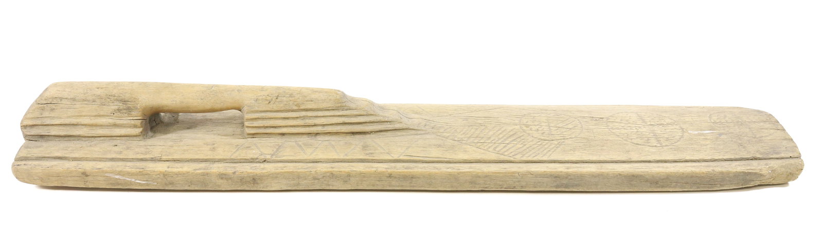 EARLY CARVED MANGLE BOARD (1 of 5)