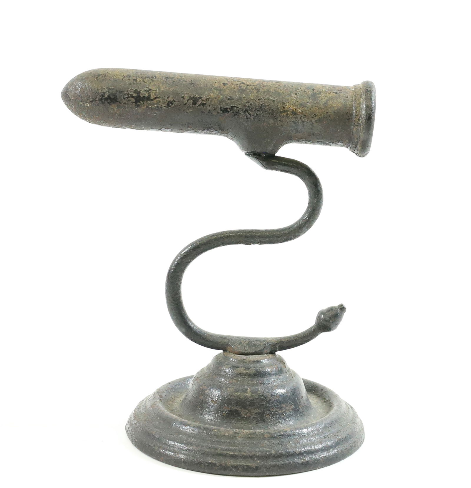 ANTIQUE SINGLE BARREL GOFFERING IRON (1 of 4)