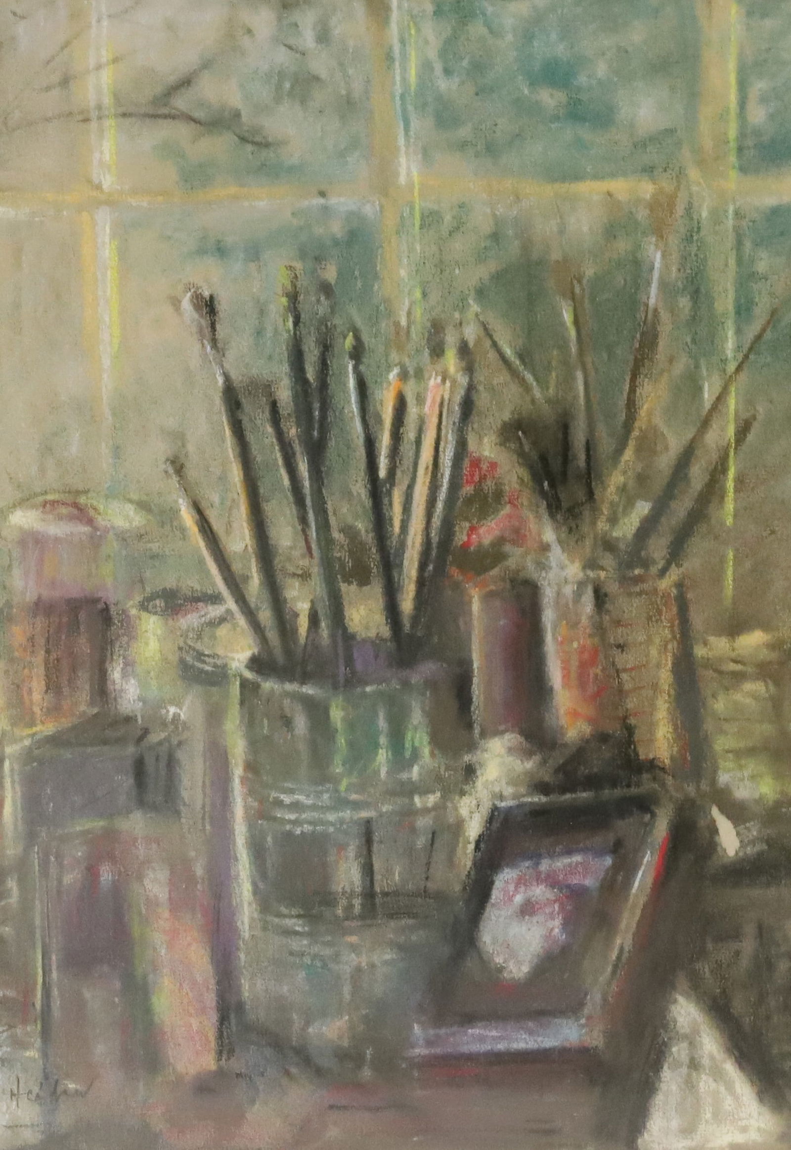 PETER HEIDEN PASTEL ON PAPER (1 of 4)