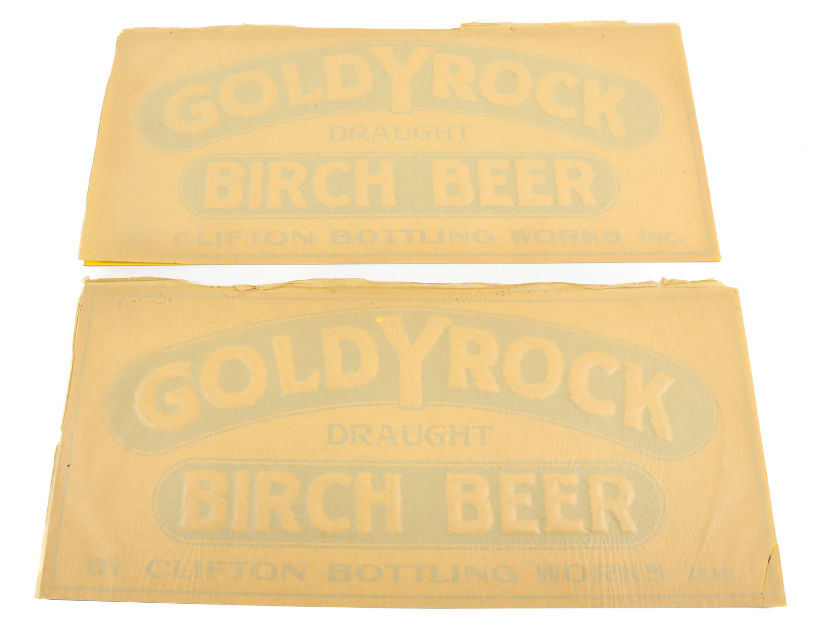 (2) GOLDY ROCK BIRCH BEER SIGNS (1 of 3)