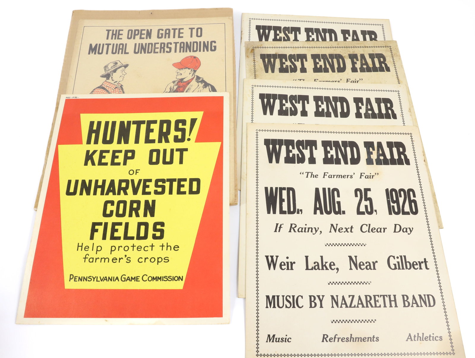 LOT OF HUNTING AND FAIR BROADSIDES (1 of 2)