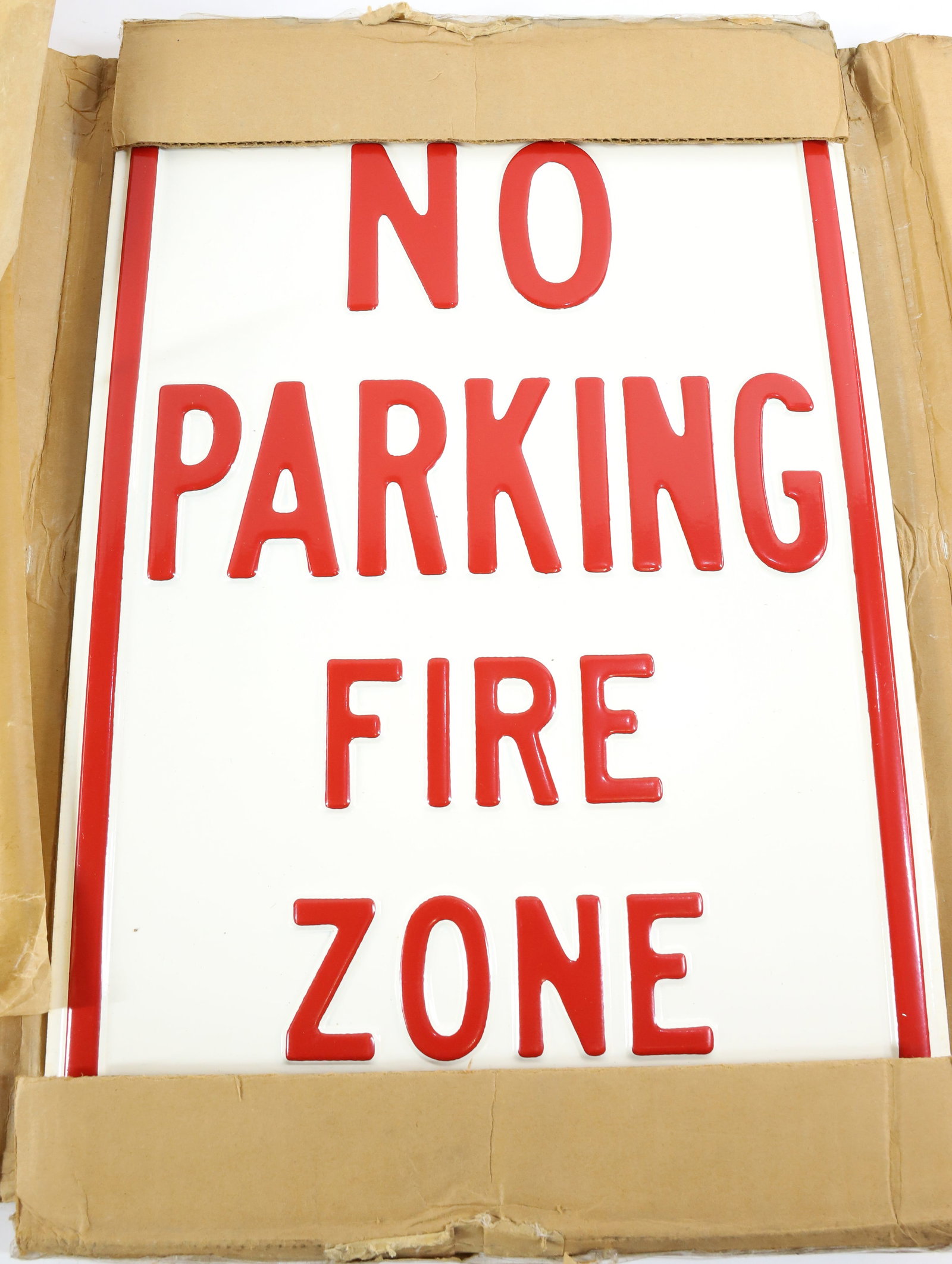 BOX OF NEW OLD STOCK SIGNS (1 of 2)