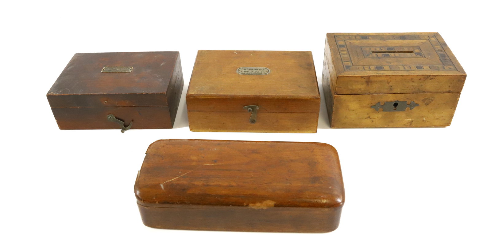 (3) FITTED BOXES OF WEIGHTS AND SCALE (1 of 6)