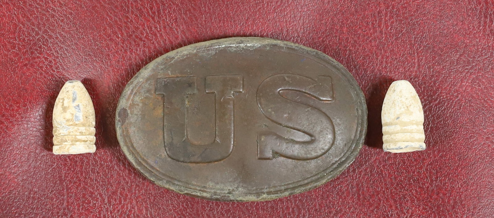 U.S. CIVIL WAR BUCKLE: BOYD AND SONS, WITH (2) CARTRIDGES UPDATED 2024 TERMS FOR PURCHASING AND SHIPPING OF AUCTION ITEMS. PLEASE READ CAREFULLY BEFORE BIDDING. ALL PAYMENTS MUST BE MADE BEFORE ITEMS CAN BE SHIPPED. BUYERS 