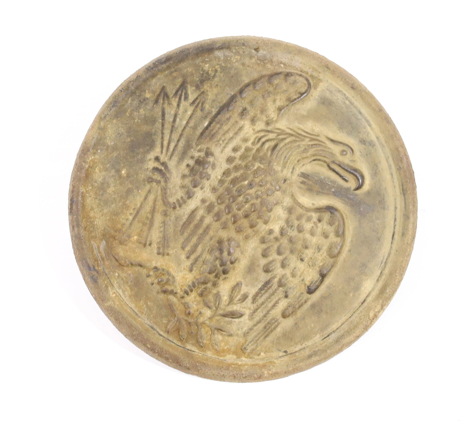 CIVIL WAR EAGLE BREAST PLATE: RECOVERED AT WILDERNESS, VA - W.H. SMITH MAKER UPDATED 2024 TERMS FOR PURCHASING AND SHIPPING OF AUCTION ITEMS. PLEASE READ CAREFULLY BEFORE BIDDING. ALL PAYMENTS MUST BE MADE BEFORE ITEMS CAN BE SHIP