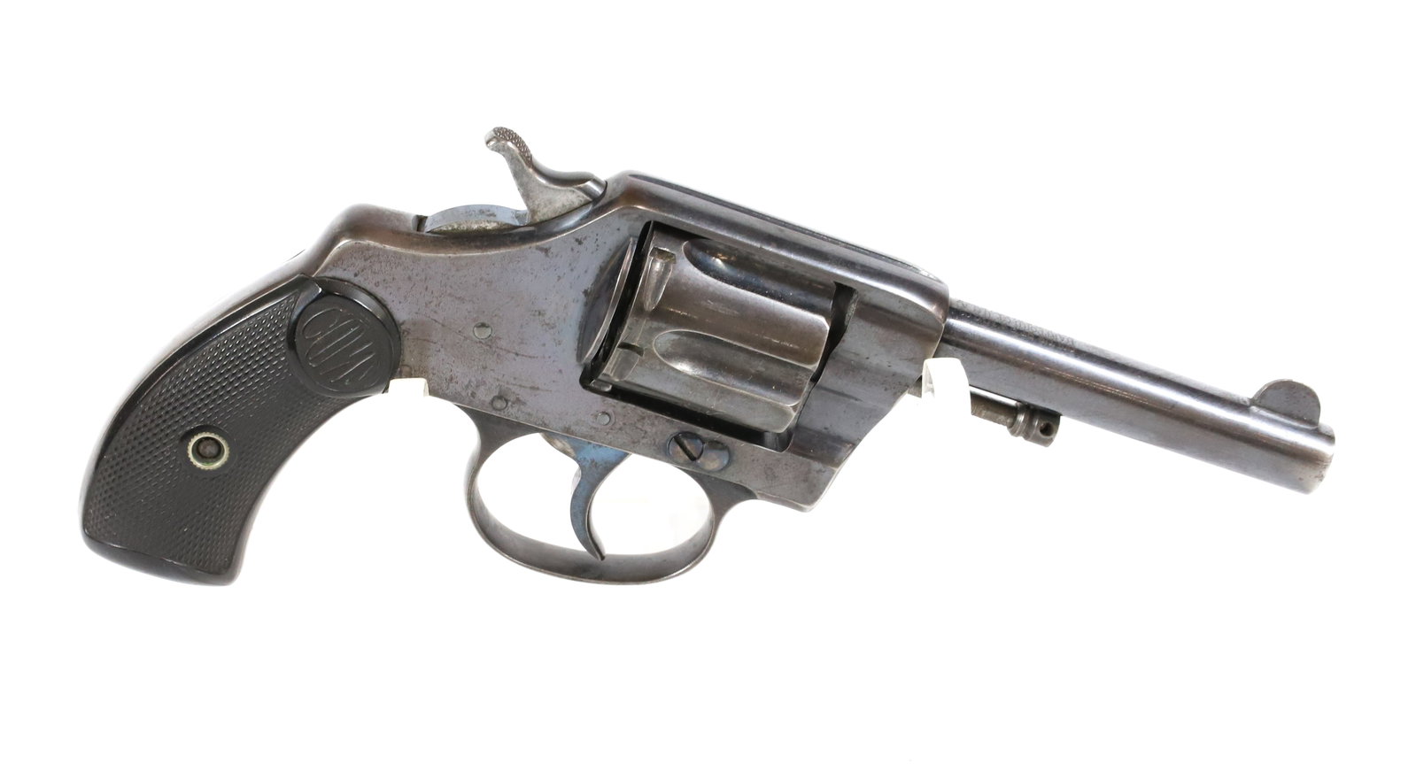 COLT NEW POCKET REVOLVER: 32 CAL, SERIAL# 10XXX, 3 1/2" BARREL - RETAINS AROUND 80% BLUE - THIS GUN DOES NOT REQUIRE REGISTRATION UPDATED 2024 TERMS FOR PURCHASING AND SHIPPING OF AUCTION ITEMS. PLEASE READ CAREFULLY BEFORE BI