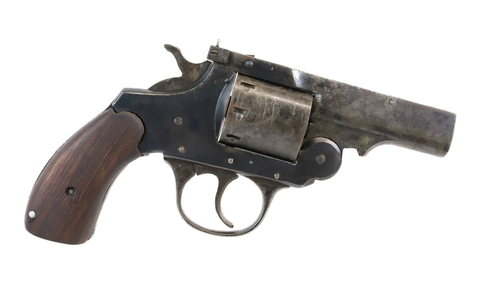IVER JOHNSON MODEL 844 REVOLVER: .22 CAL, SERIAL# A1236, 2 1/2" BARREL - THIS GUN REQUIRES REGISTRATION UPDATED 2024 TERMS FOR PURCHASING AND SHIPPING OF AUCTION ITEMS. PLEASE READ CAREFULLY BEFORE BIDDING. ALL PAYMENTS MUST BE MADE 