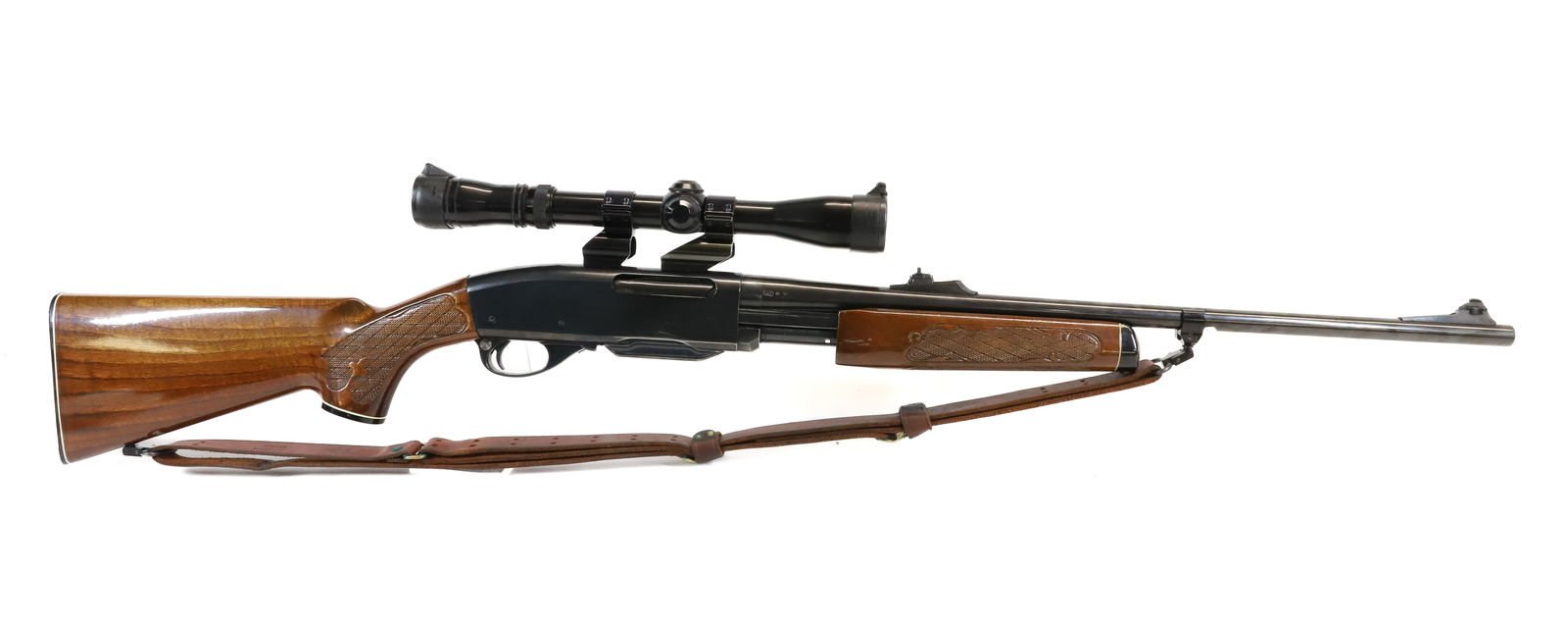 REMINGTON MODEL 760 PUMP RIFLE: 30-06, SERIAL# B7311464, WITH REDFIELD 3X9 SCOPE, 22 1/2" BARREL - THIS GUN REQUIRES REGISTRATION UPDATED 2024 TERMS FOR PURCHASING AND SHIPPING OF AUCTION ITEMS. PLEASE READ CAREFULLY BEFORE BIDDING.
