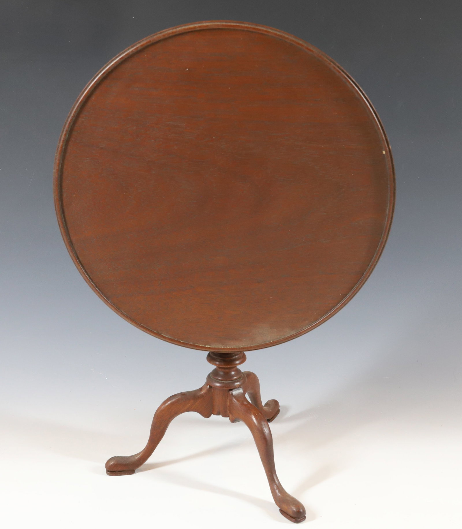 TILT TOP TEA TABLE: MINIATURE TEA TABLE, WALNUT PLEASE READ CAREFULLY - Terms for Purchasing and Shipping of Auction Items. Please read carefully before bidding. All payments for purchases will be made through LiveAuctio