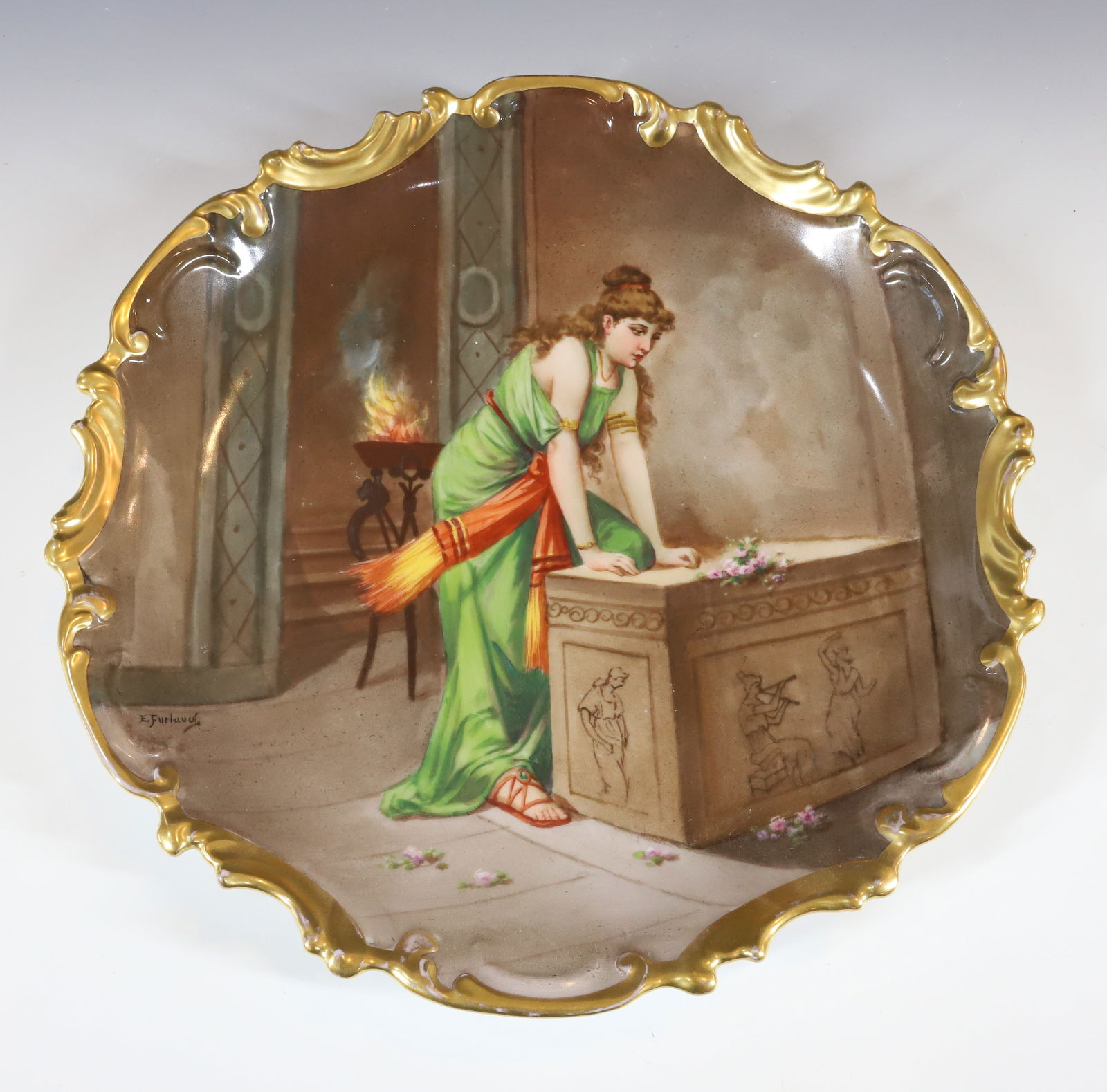 LIMOGES HAND PAINTED PLATE (1 of 3)