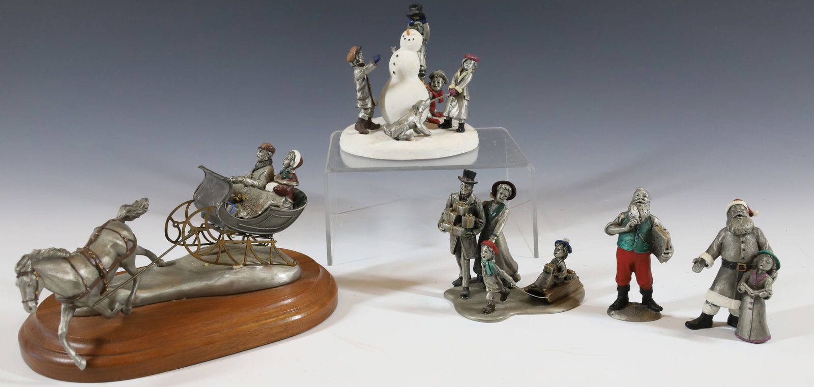 (5) HOLIDAY PEWTER ITEMS (1 of 6)