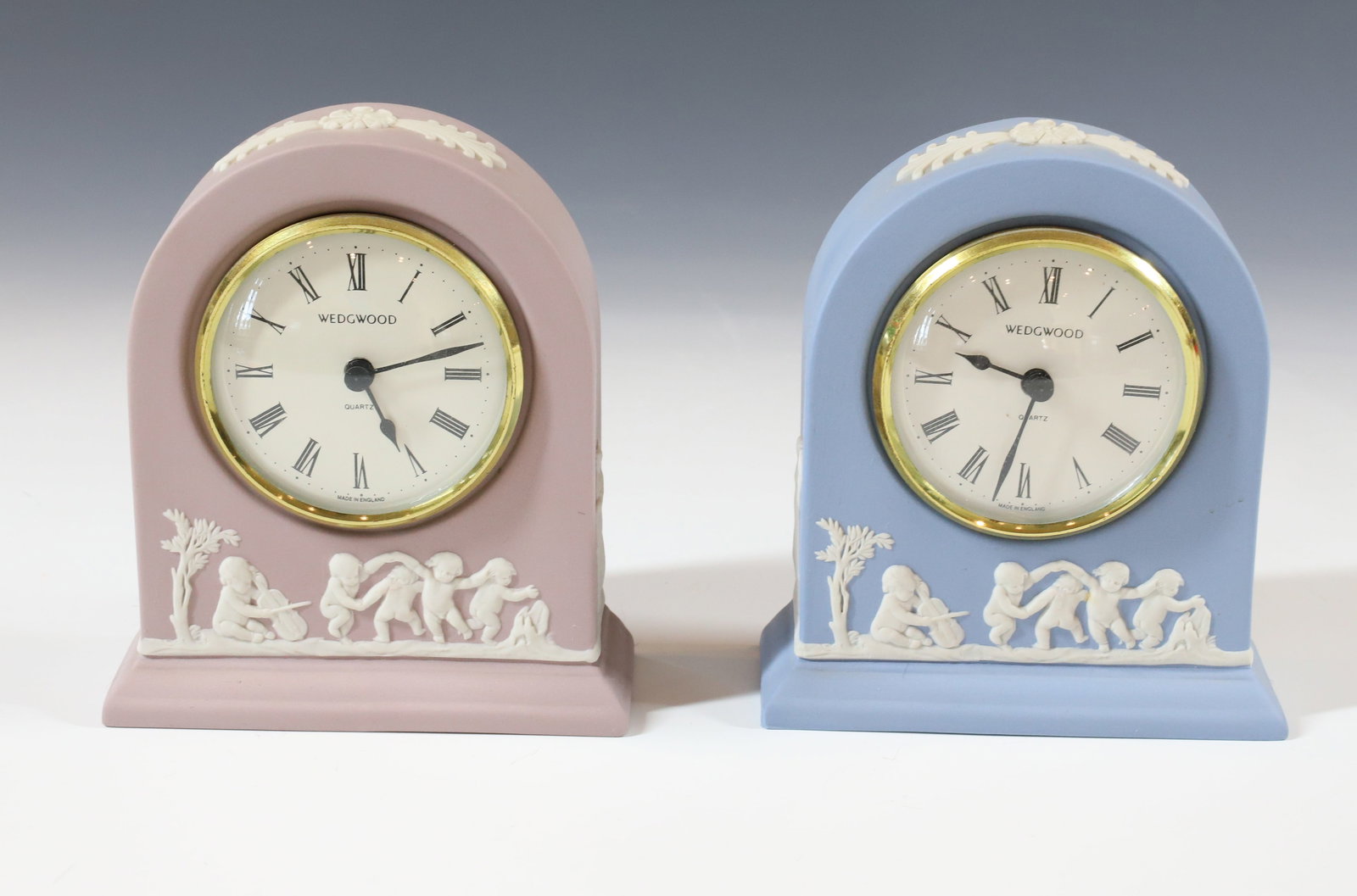 (2) WEDGWOOD TABLE CLOCKS (1 of 4)