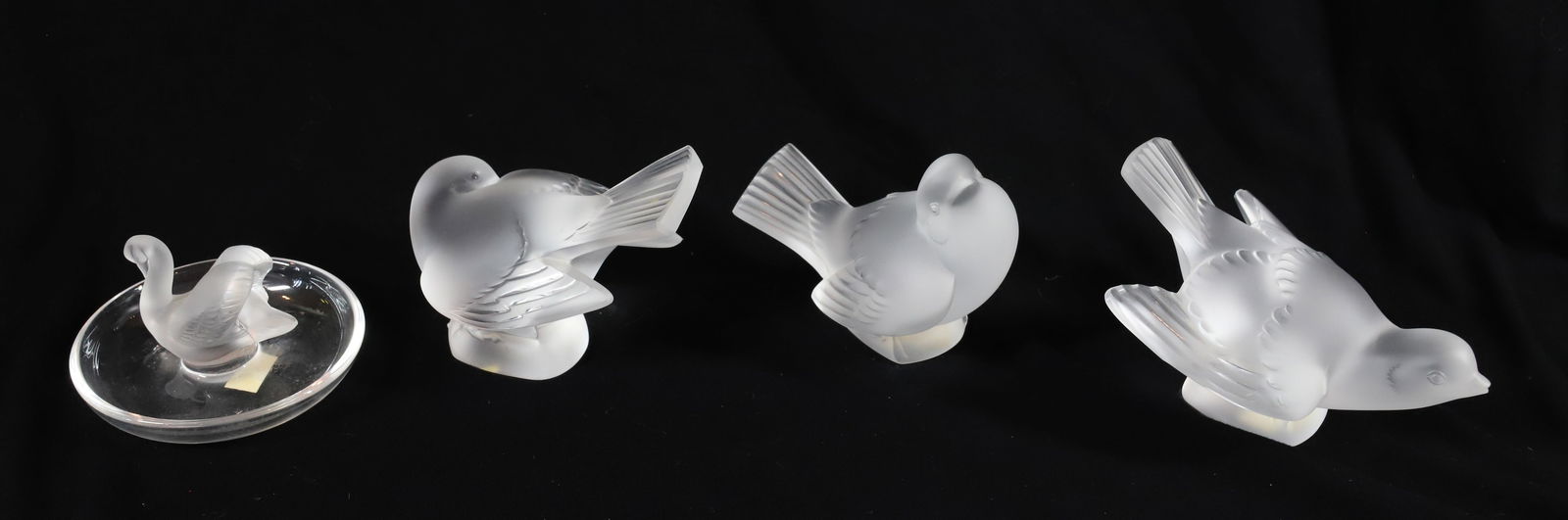 (4) LALIQUE LOVE BIRDS (1 of 7)